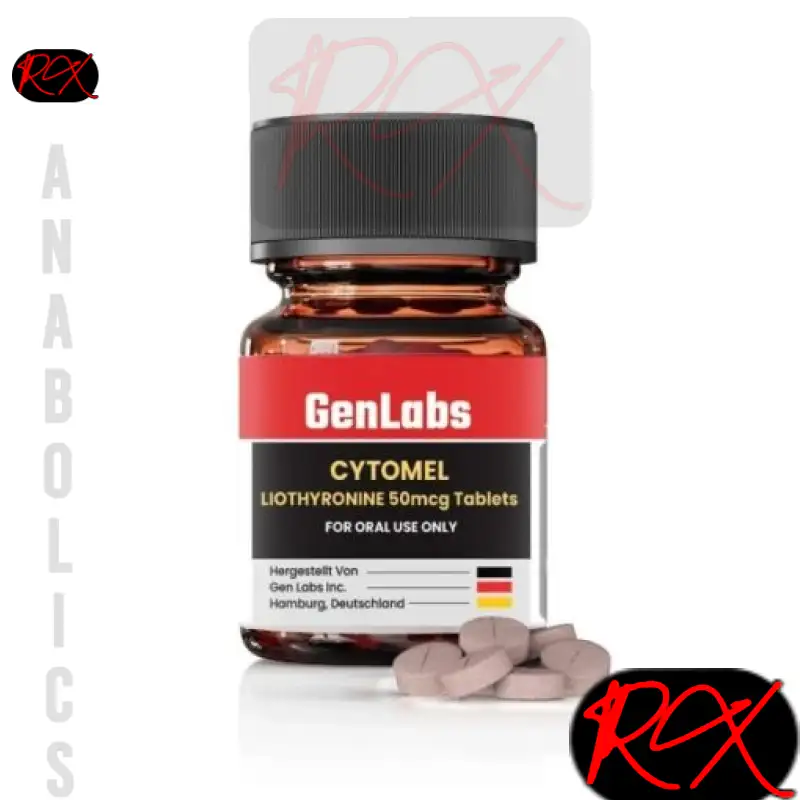 T3 LIOTHYRONINE (CYTOMEL) 50 MCG / PER TAB – 100 TABLETS – GENLABS