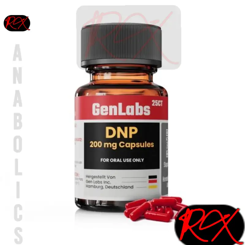 DNP 200 MG / PER CAPSULE – 25 CAPSULES- GENLABS