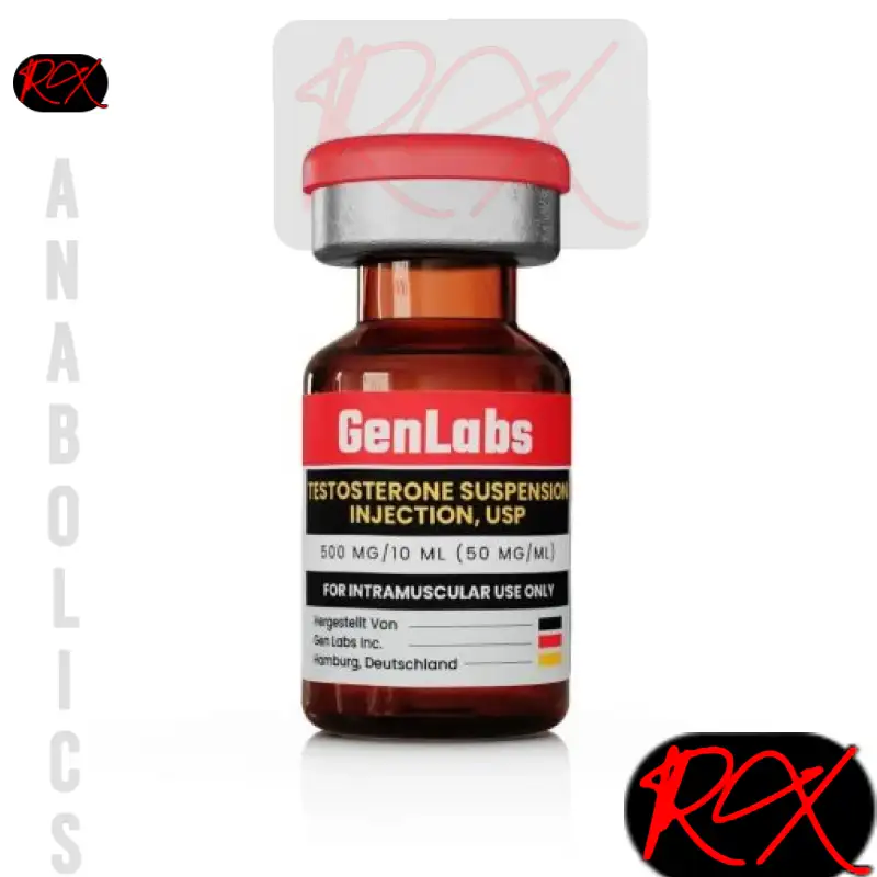 TESTOSTERONE SUSPENSION – WATER BASED 50 MG / PER ML – GENLABS