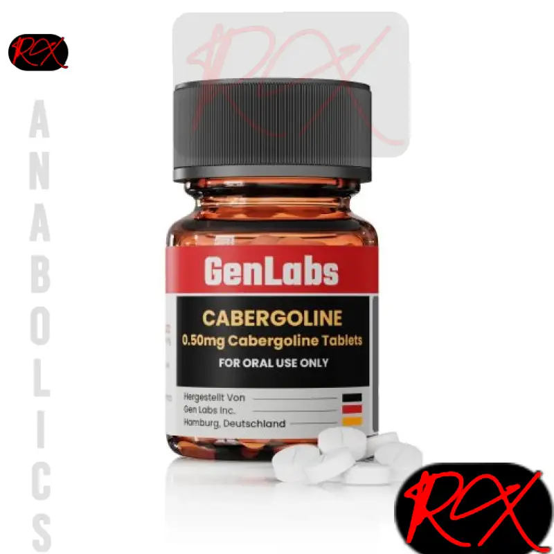 CABERGOLINE 0.50MG / PER TAB – 30 TABLETS – GENLABS