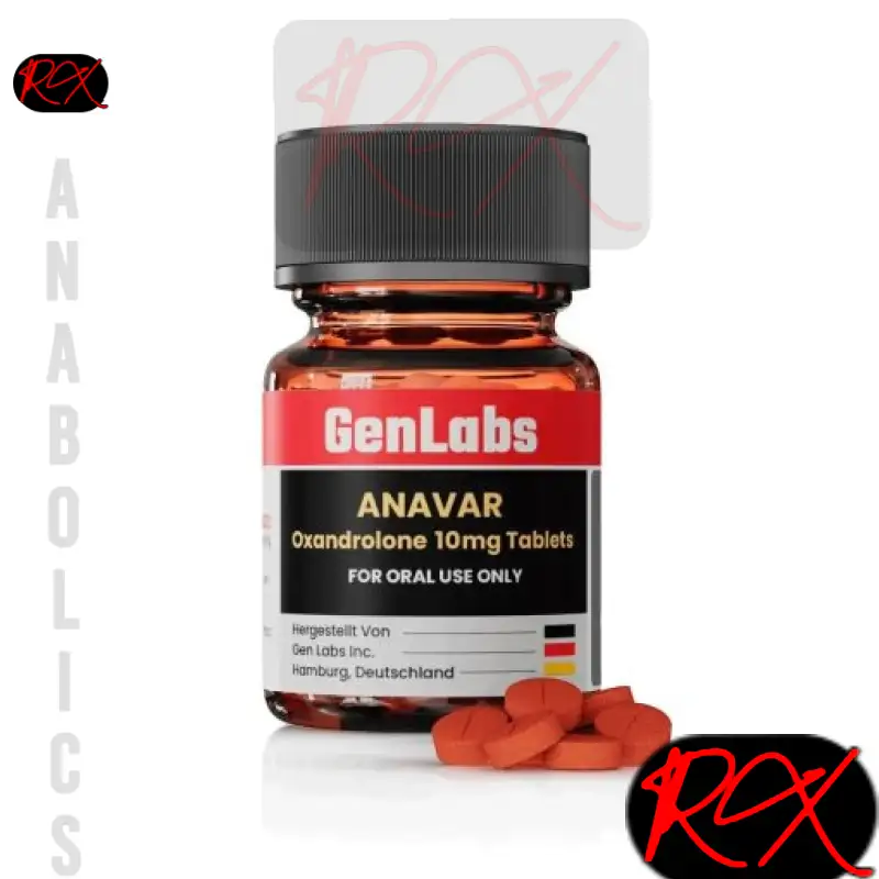 ANAVAR (OXANDROLONE) 10MG / PER TAB – 100 TABLETS – GENLABS