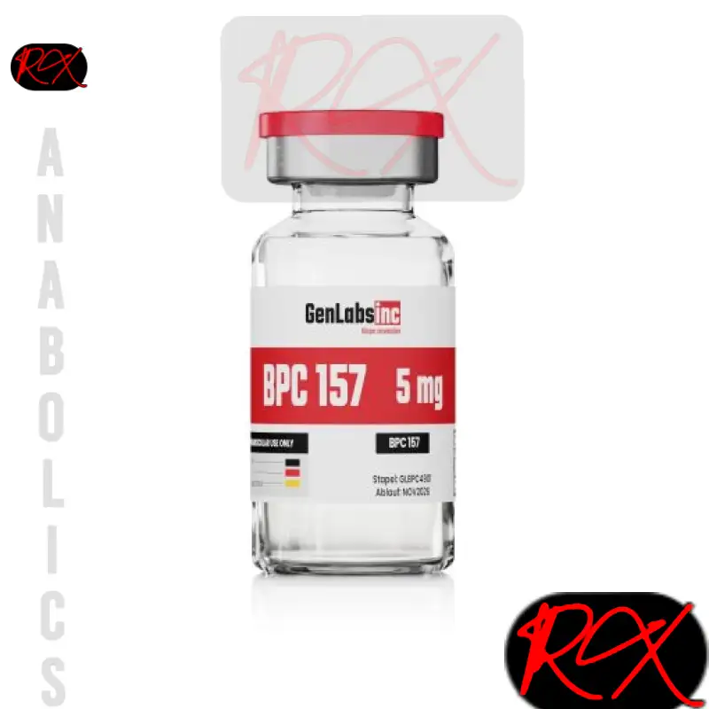 BPC 157 – 5MG/ VIAL (WITH BACTERIOSTATIC WATER)– GENLABS