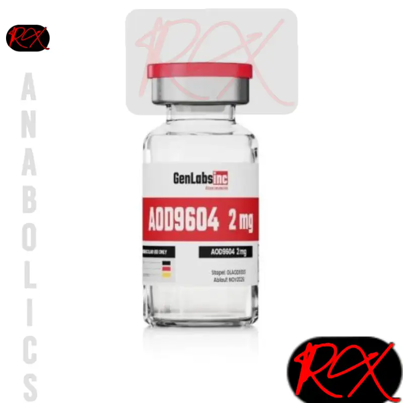 AOD 9604 – 2MG VIAL (WITH BACTERIOSTATIC WATER)– GENLABS