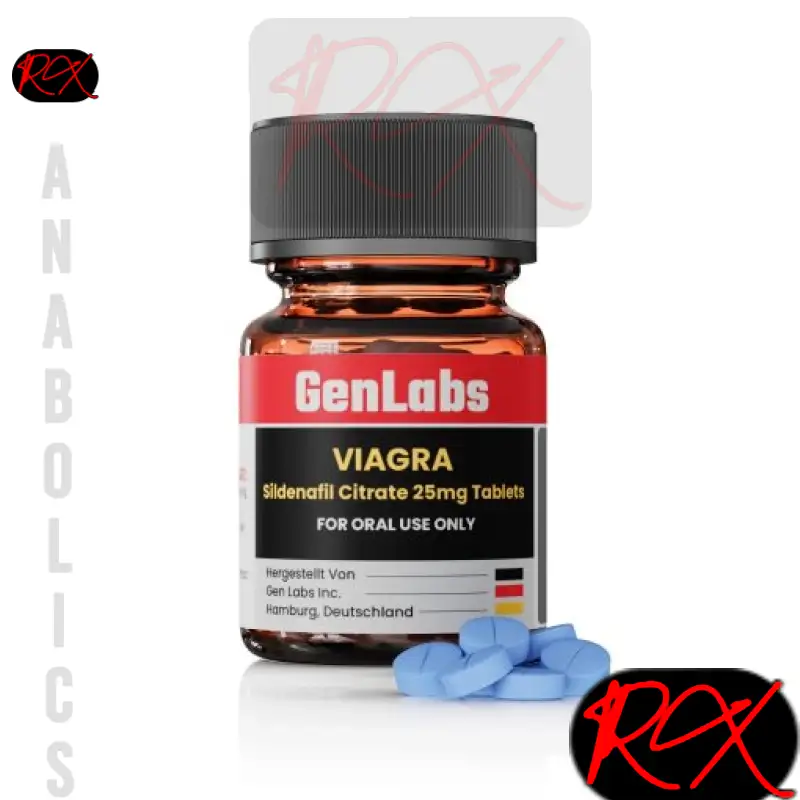 VIAGRA ( SILDENAFIL CITRATE ) 25MG / PER TAB – [ 30 TABLETS ] – GENLABS