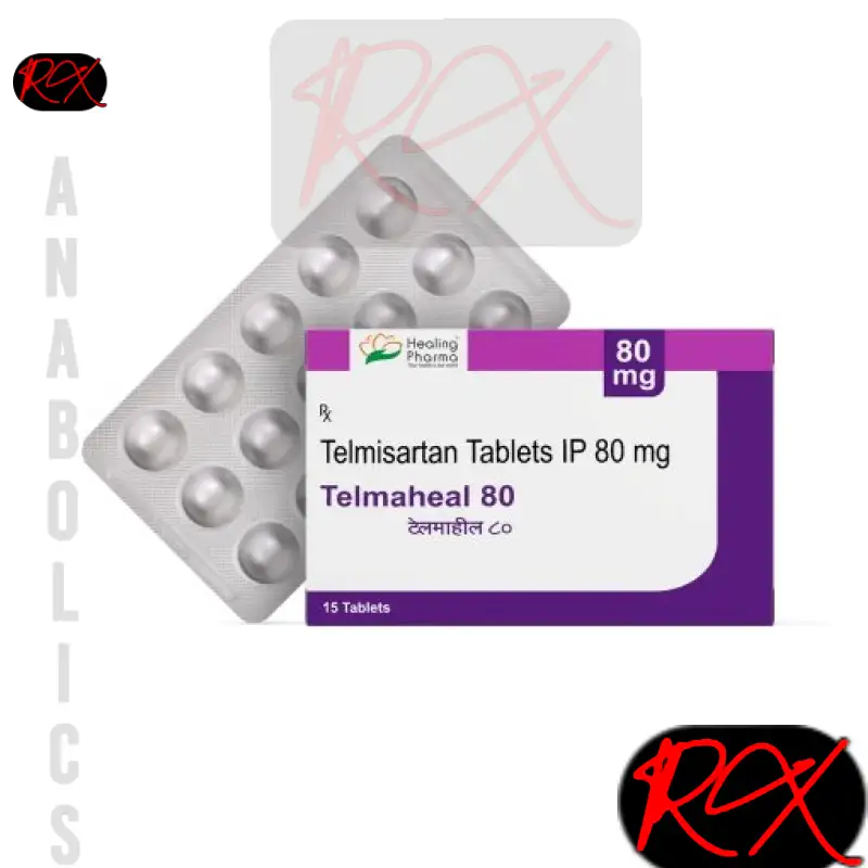 TELMISARTAN (TELMAHEAL) 80MG / PER TAB – [15 TABLETS FOIL] STRIP- HEALING PHARMA