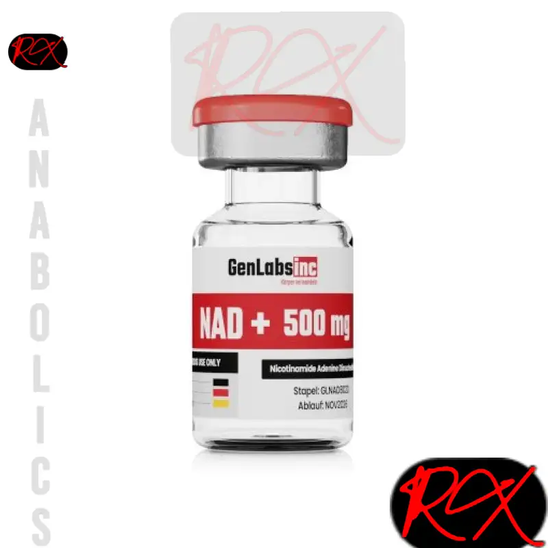 NAD + 500MG (NICOTINAMIDE ADENINE DINUCLEOTIDE) VIAL (WITH BACTERIOSTATIC WATER)– GENLABS