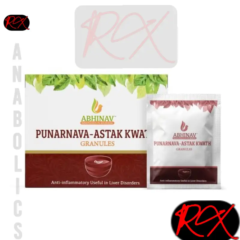 PUNARNAVA- ( LIVER DISEASE ) ASTAK KWATH GRANULES – 20 POUCHES / PER BOX – AYURVEDIC MEDICINE – ABHINAV