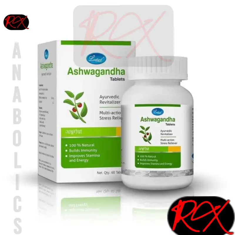 ASHWAGANDHA – ASHWAGANDHA ROOT EXTRACT ( 500MG /PER TAB )- [60 TABLETS] – LEEFORD