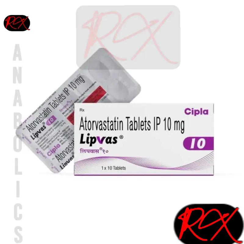 LIPVAS (ATORVASTATIN) 10MG / PER TAB – [10 TABLETS] – CIPLA