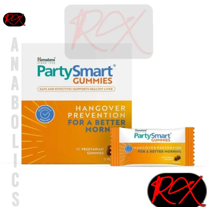 HANGOVER PREVENTION (PARTY SMART GUMMIES) [1 BOX 10 VEGETARIAN GUMMIES – HIMALAYA]