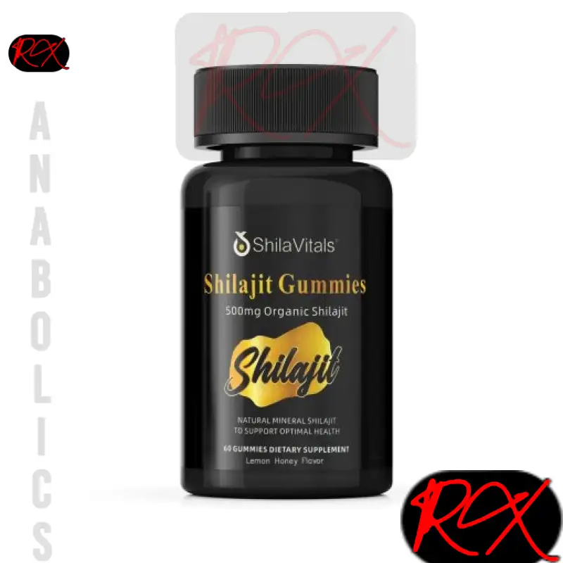 SHILAJIT GUMMIES ( 500MG ORGANIC SHILAJIT ) [60 GUMMIES – LEMON HONEY FLAVOR – SHILAVITALS