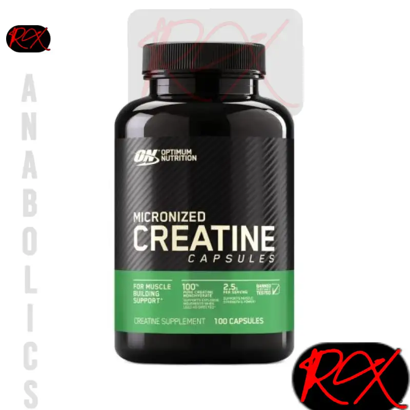 CREATINE 100 CAPSULES – OPTIMUM NUTRITION