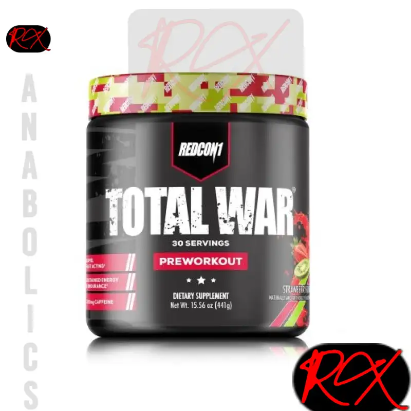 TOTAL WAR PREWORKOUT [ STRAWBERRY KIWI ] – REDCON1