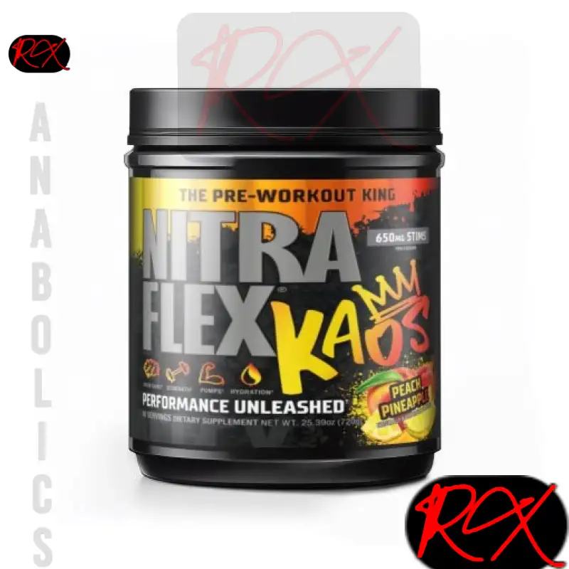 NITRAFLEX KAOS PREWORKOUT [ PEACH PINEAPPLE ] GAT