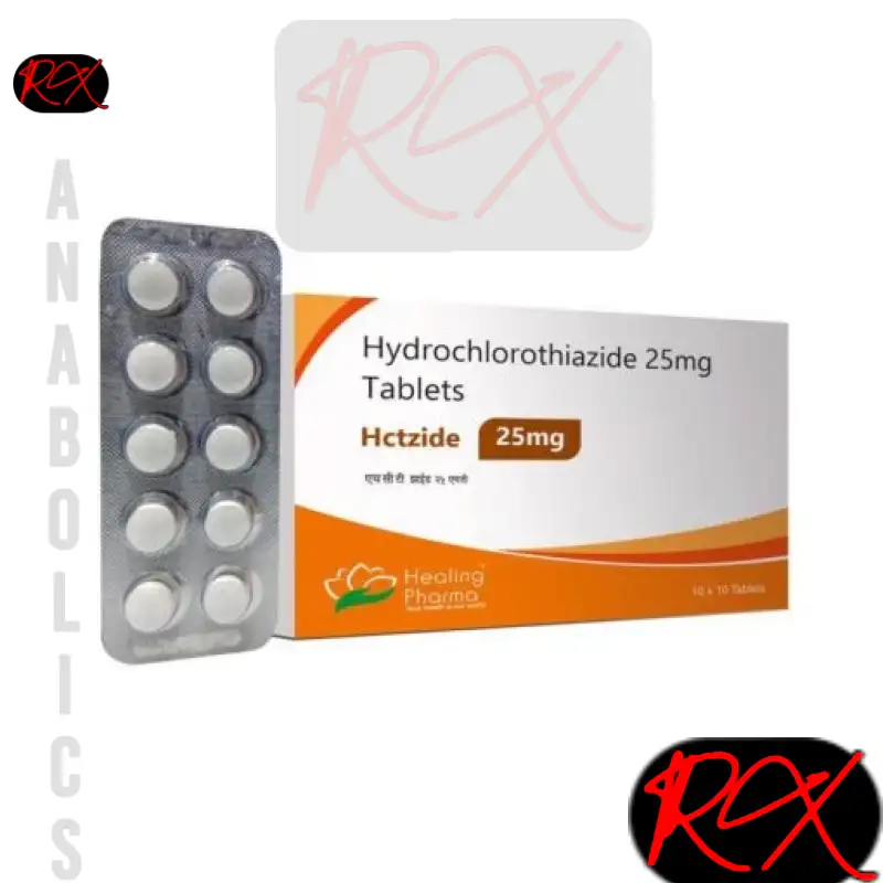 HYDROCHLOROTHIAZIDE ( HCTZIDE ) 25MG – [ 10 TABLET PACK ] – HEALING PHARMA