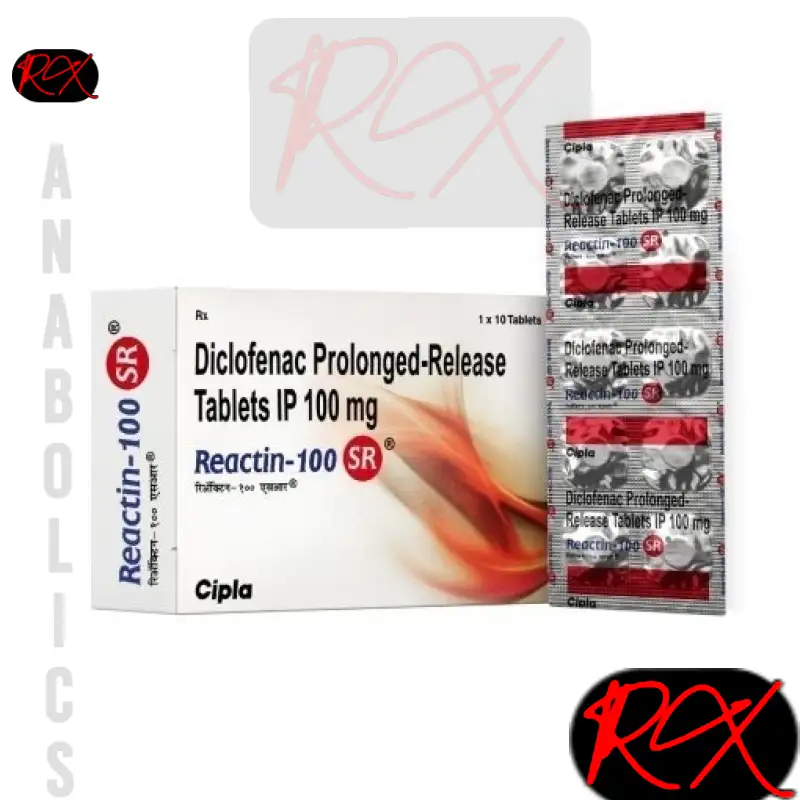 REACTIN SR (DICLOFENAC) 100MG / PER TAB – [10 TABLETS] – CIPLA